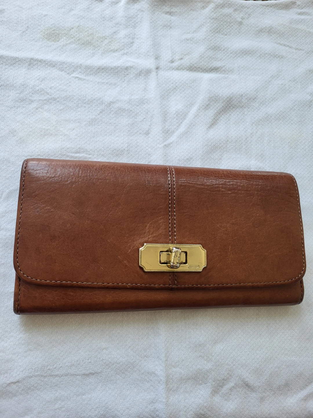 Coach Brown Leather Wallet