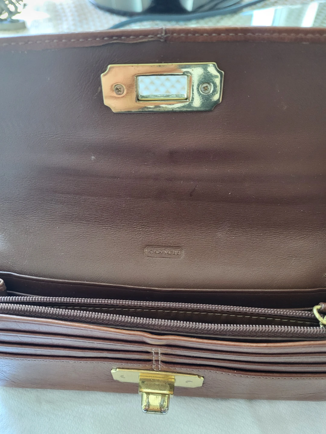 Coach Brown Leather Wallet - photo 2