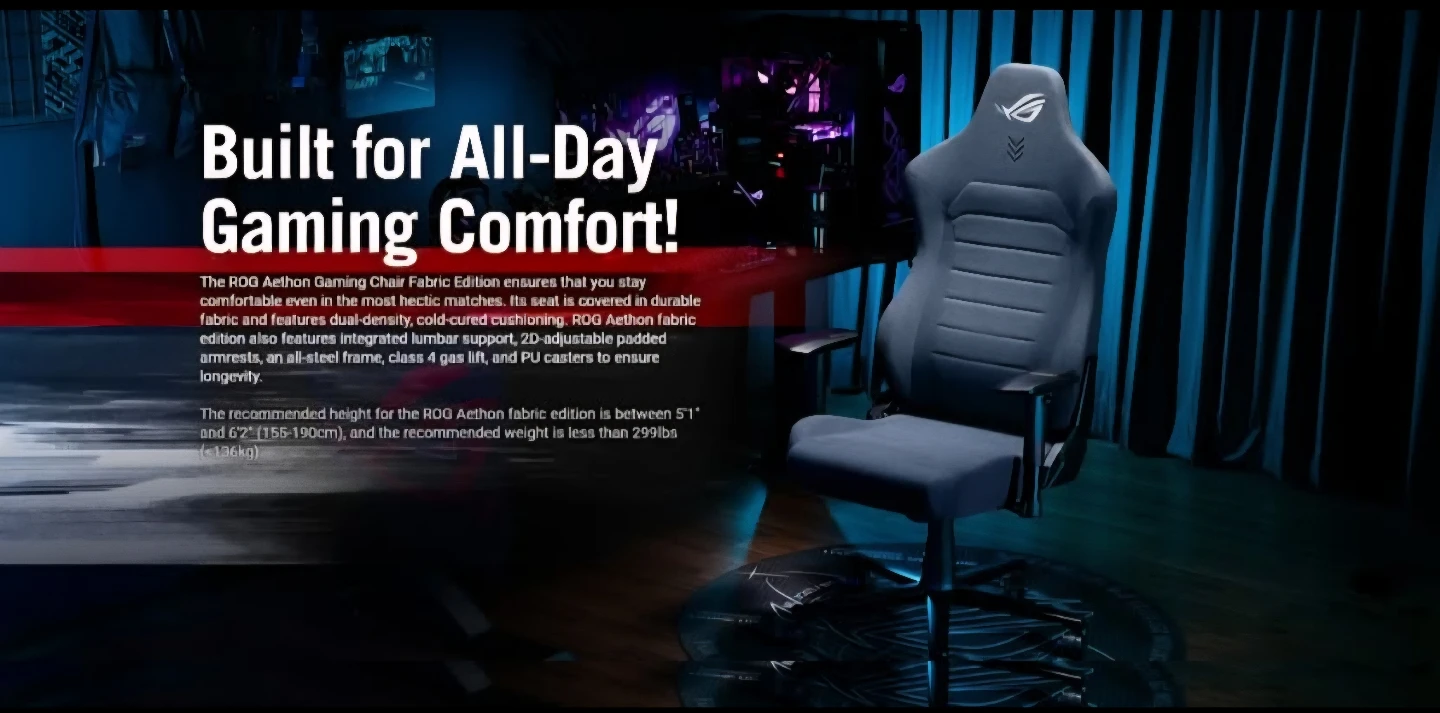 ASUS ROG Aethon Gaming Chair - photo 3
