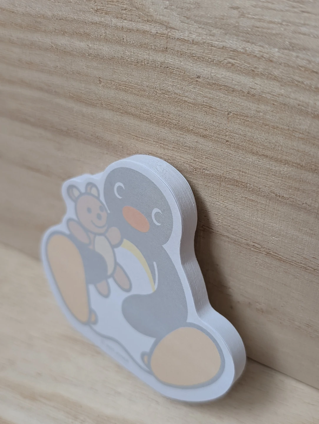 Cute Penguin and Teddy Bear sticky now - photo 3