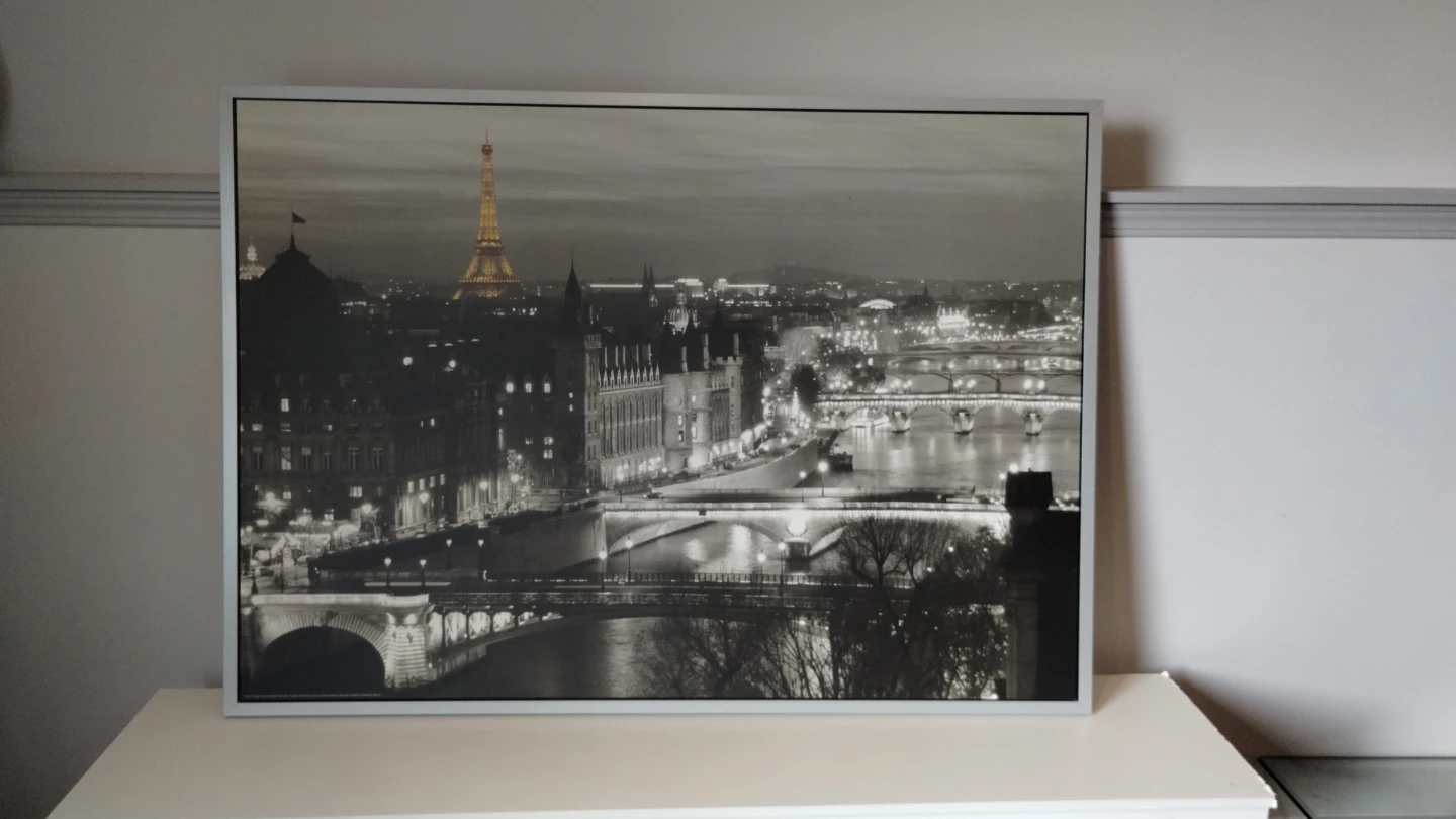 IKEA Paris at night Eiffel tower cityscape wall Art