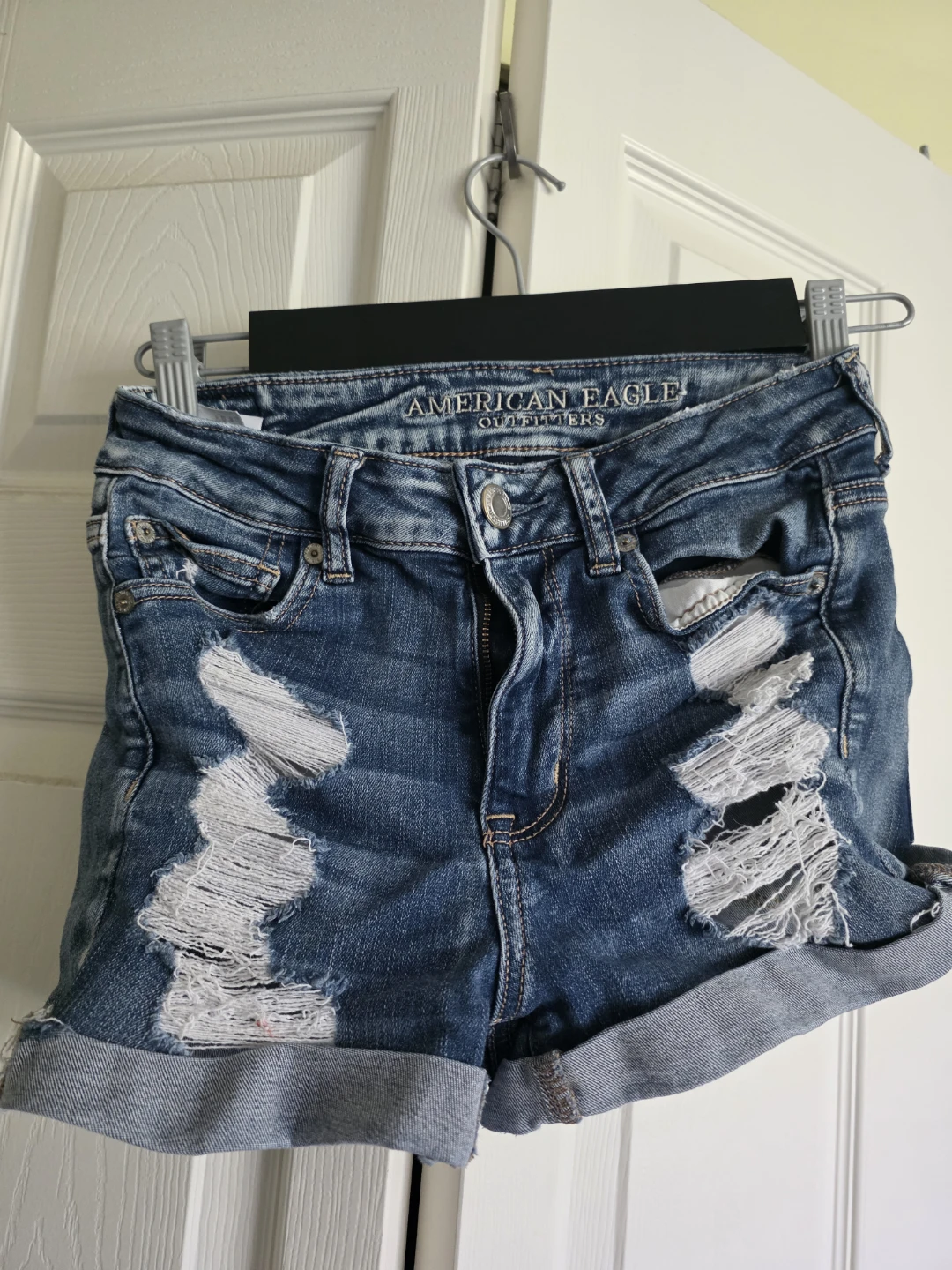 American Eagle Distressed Denim Shorts