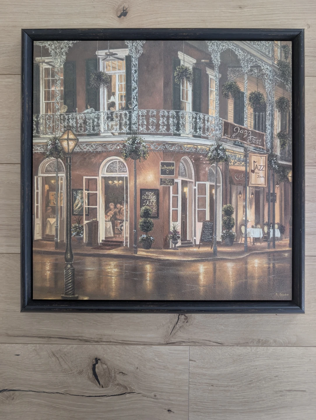 Framed Art Print - New Orleans Jazz Scene - photo 2