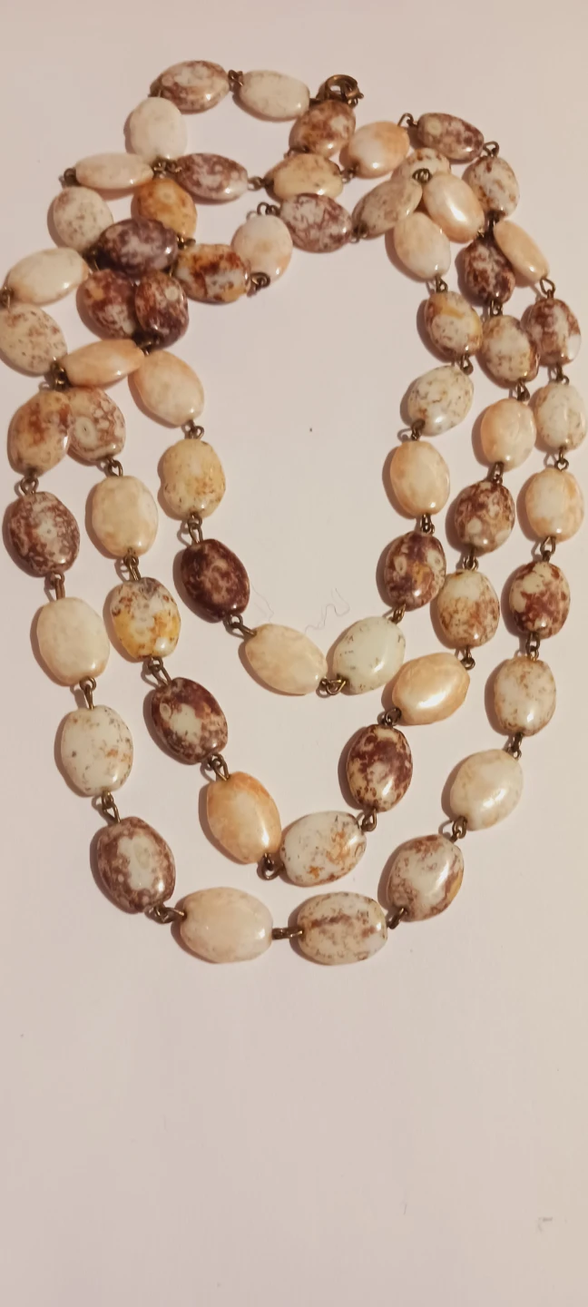 Genuine Stone Beaded Long Necklace - photo 4