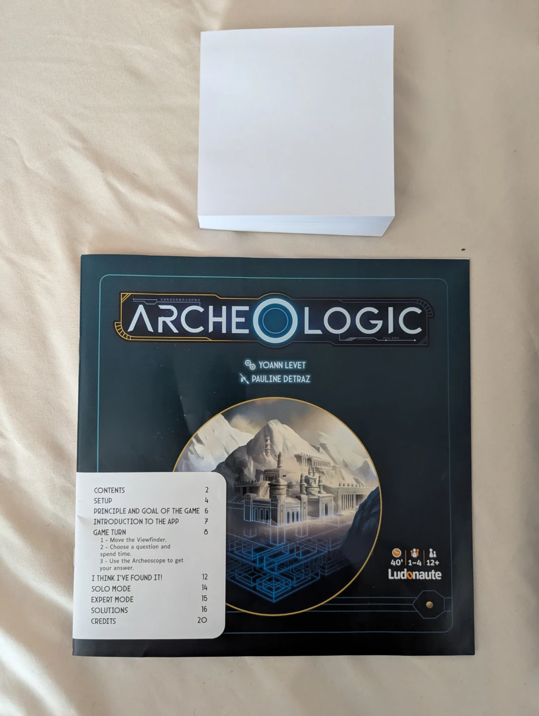 Archeologic logic puzzle/boardgame - photo 3