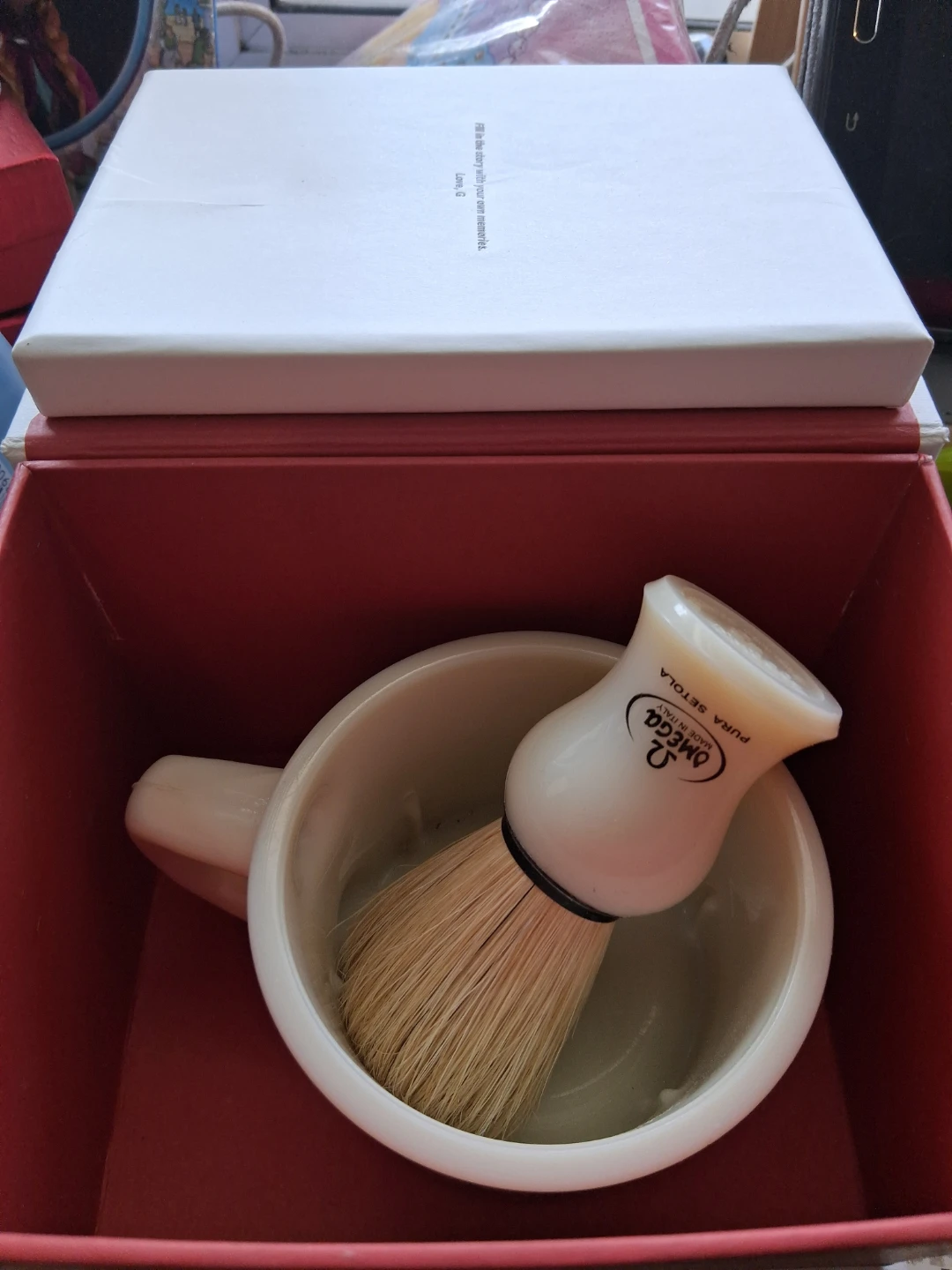 Omega Shaving Brush and Bowl Set - photo 3