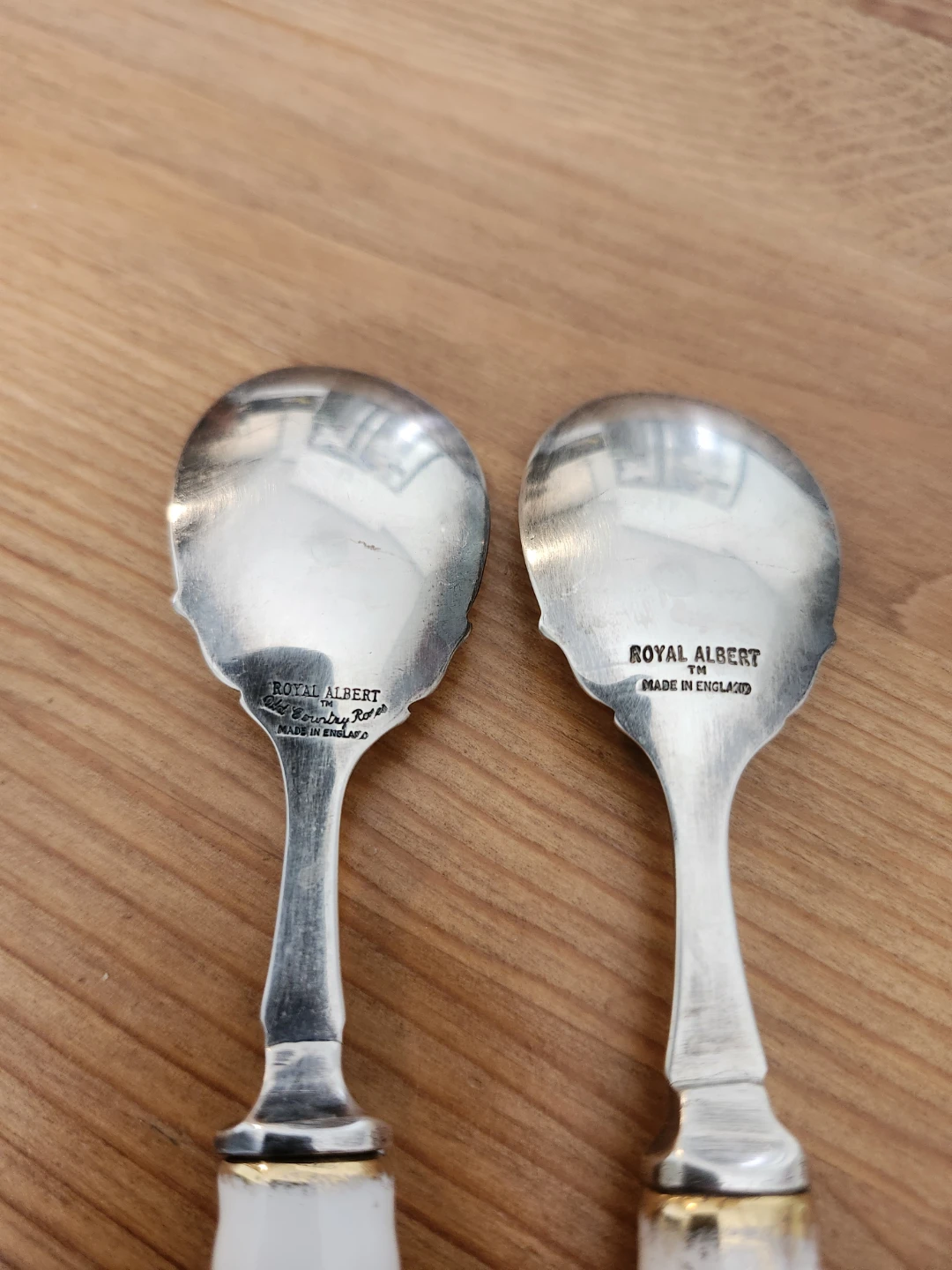 Set of 2 Royal Albert Old Country Roses Spoons - photo 2