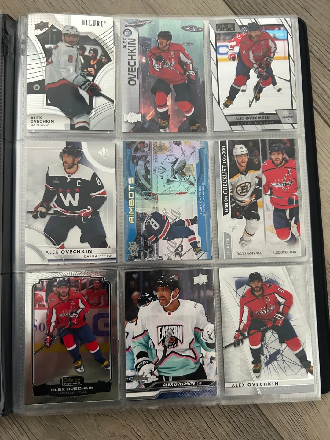Alexander Ovechkin hockey card collection in binder - photo 2