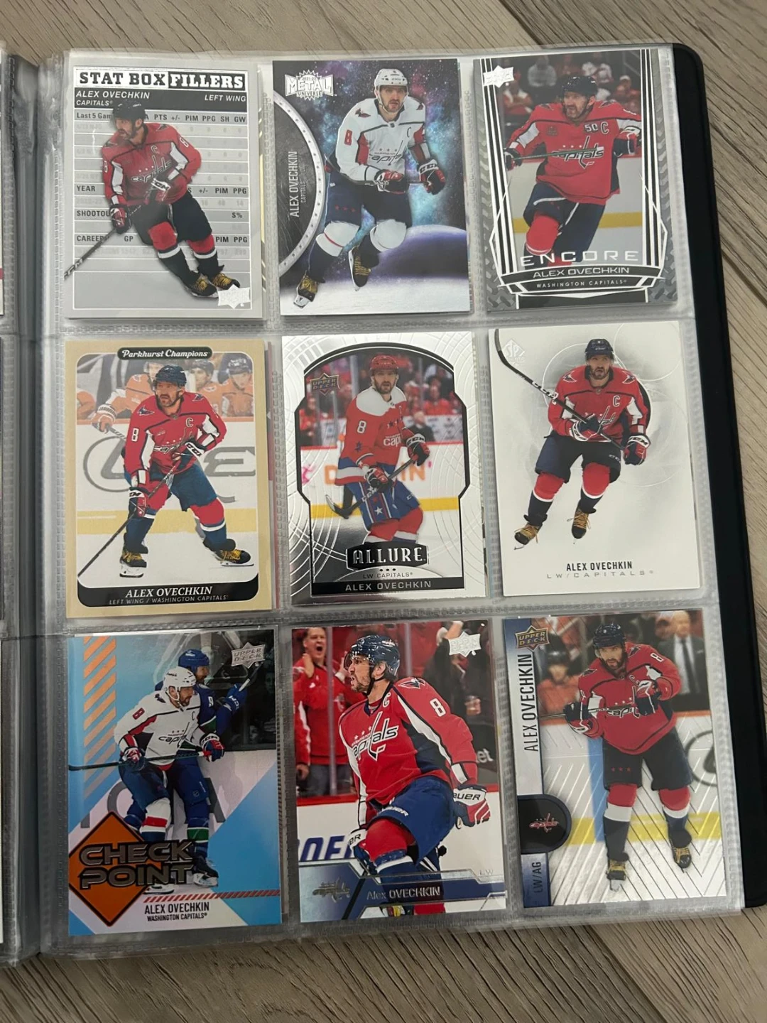 Alexander Ovechkin hockey card collection in binder - photo 5
