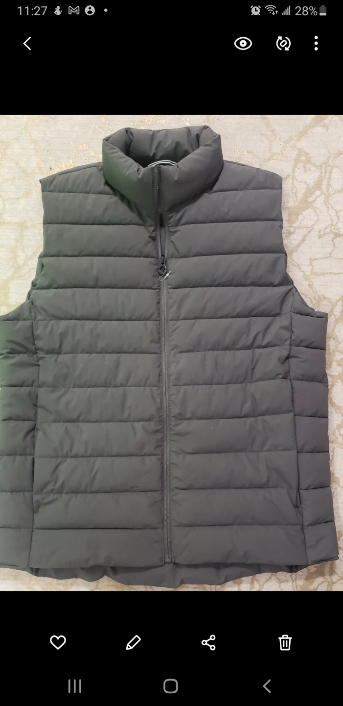 Brand new Nautica Mens Gray Vest Size M