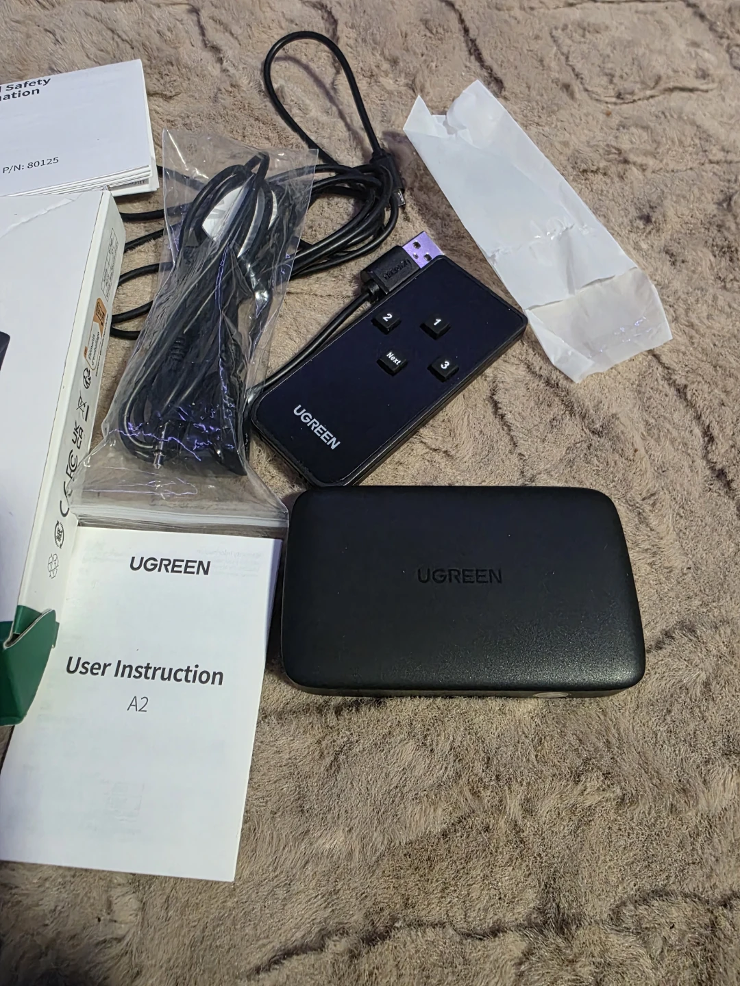UGREEN HDMI Switcher 3 In 1 Out 4K - photo 3
