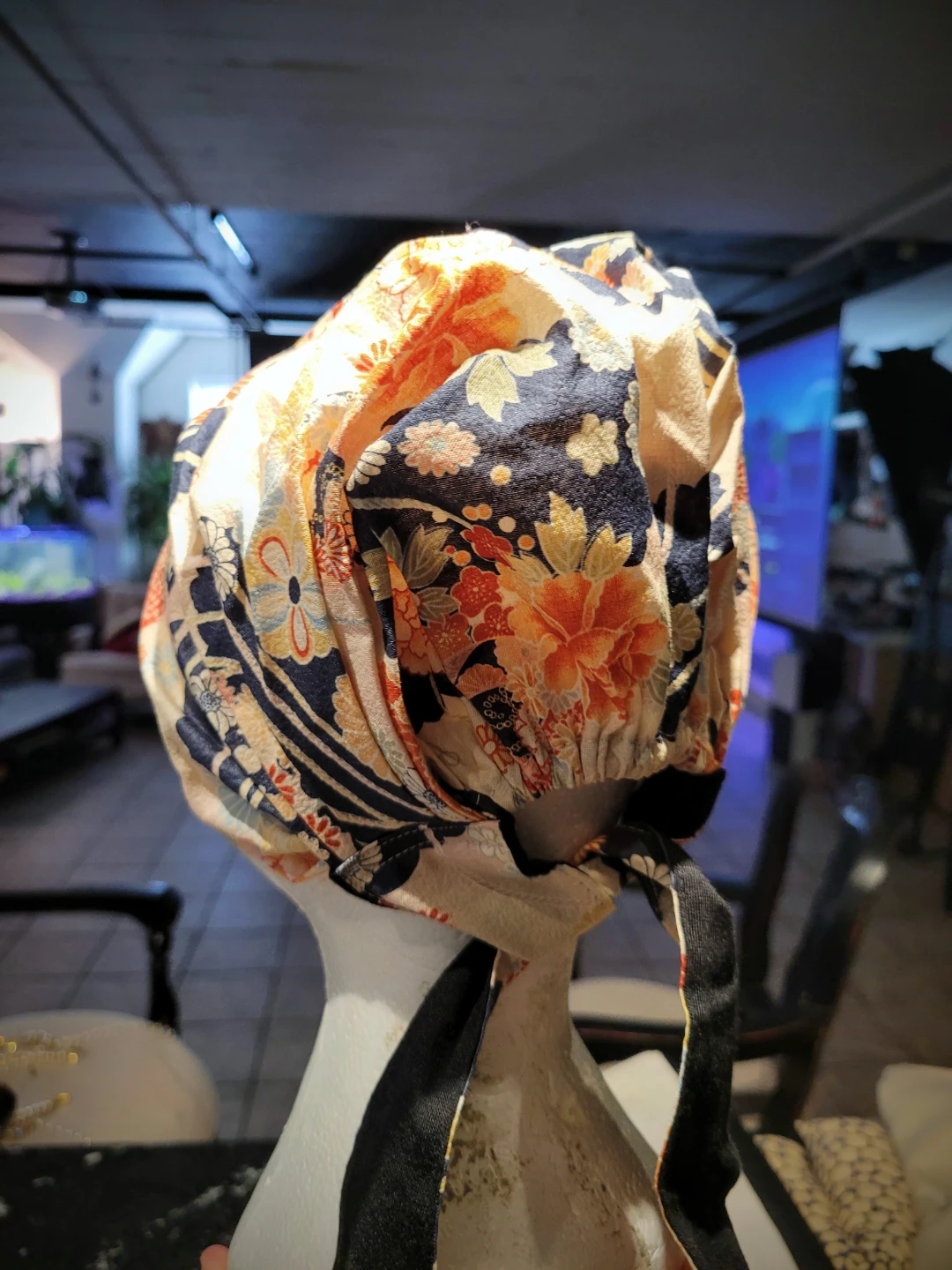 Hand sewn hair cap - photo 2