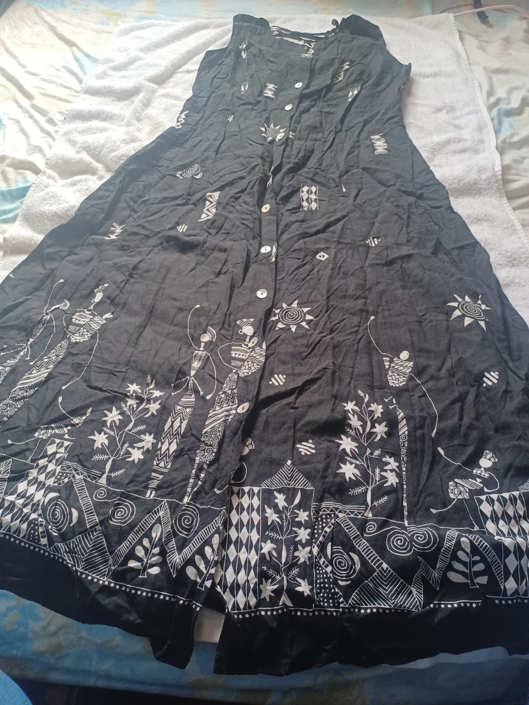 Coldwater Creek Black Maxi Dress Size 12