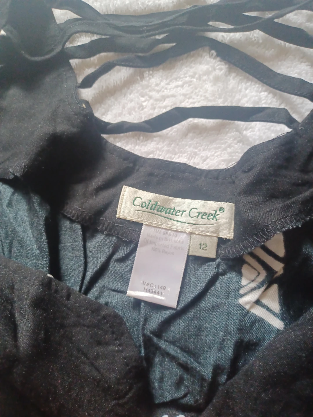 Coldwater Creek Black Maxi Dress Size 12 - photo 4