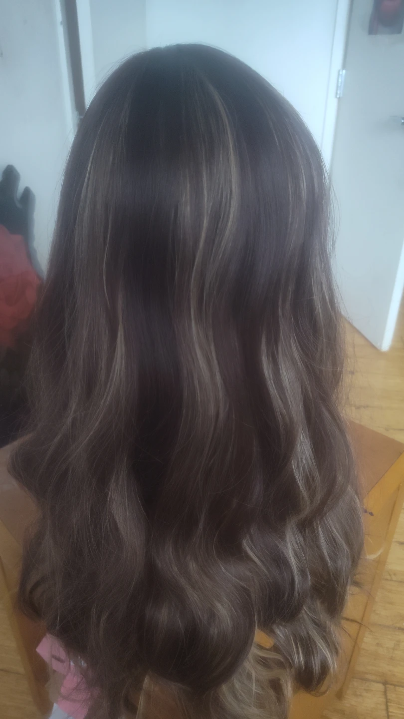 Brown Ombre Wavy Wig - photo 3