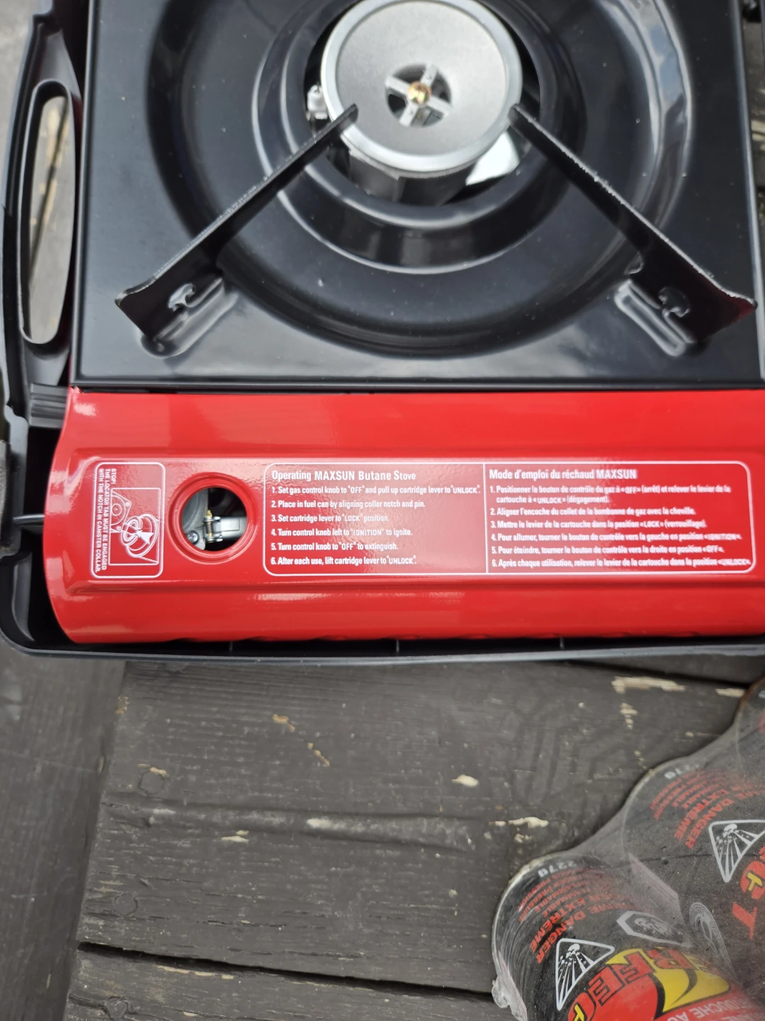 Maxsun Portable Butane Stove with 4 Fuel Canisters - photo 2
