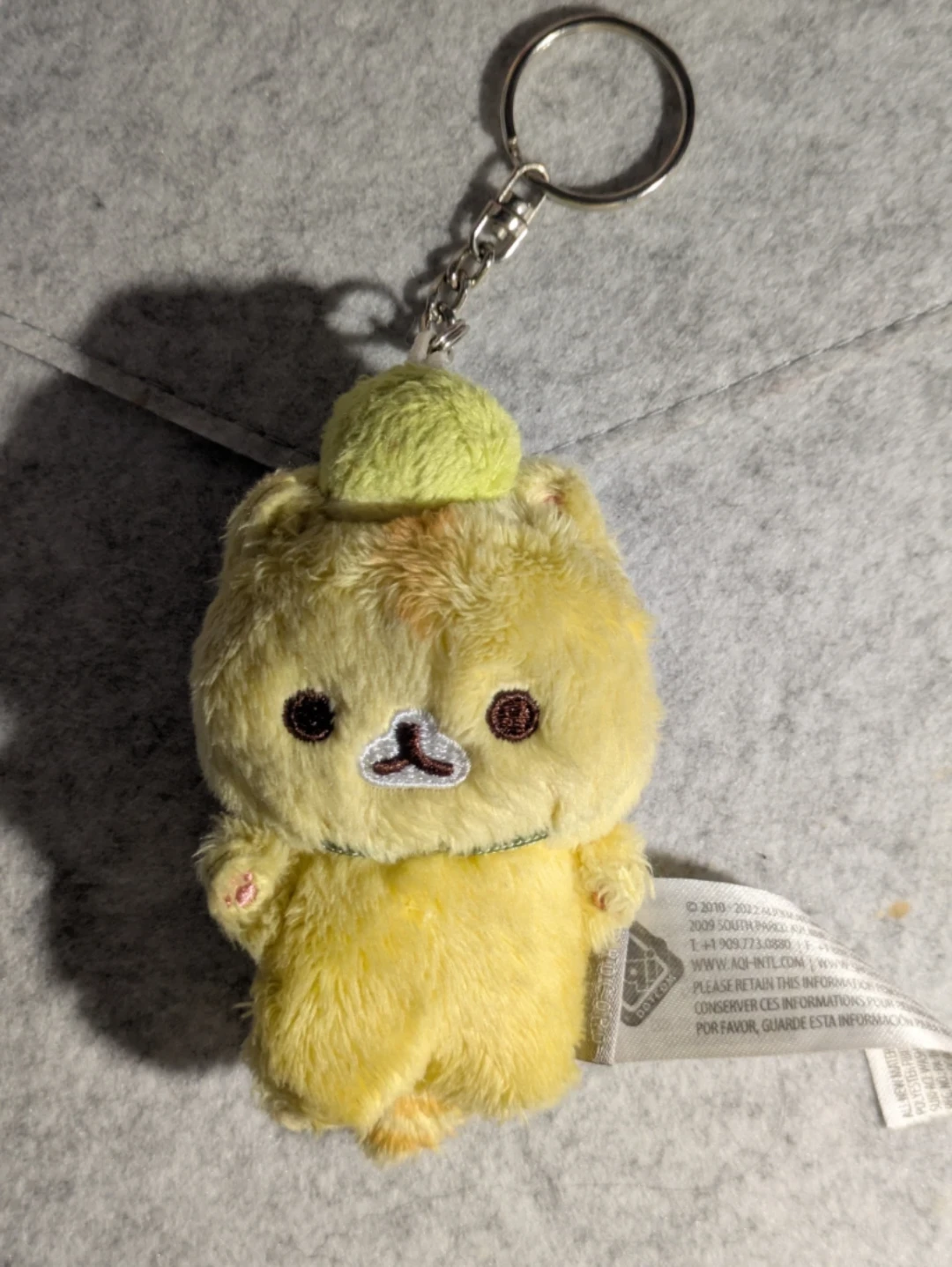 Corocoro Coronya Melon Head Plush Keychain 