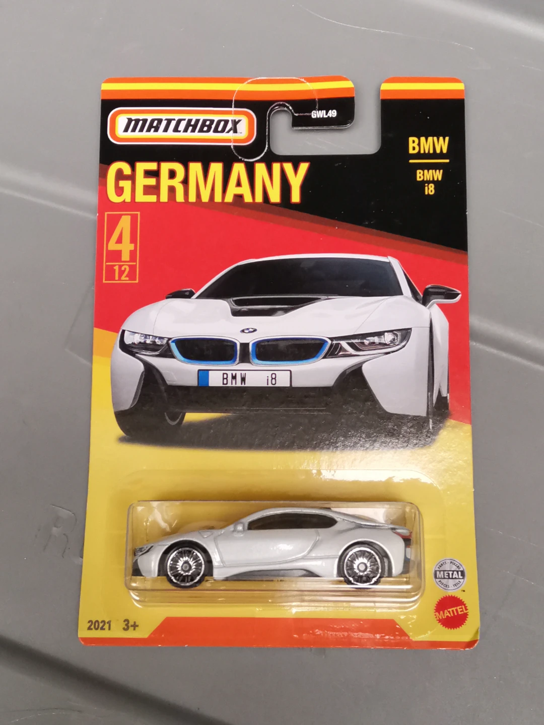 Matchbox BMW i8 Germany Series Toy Car