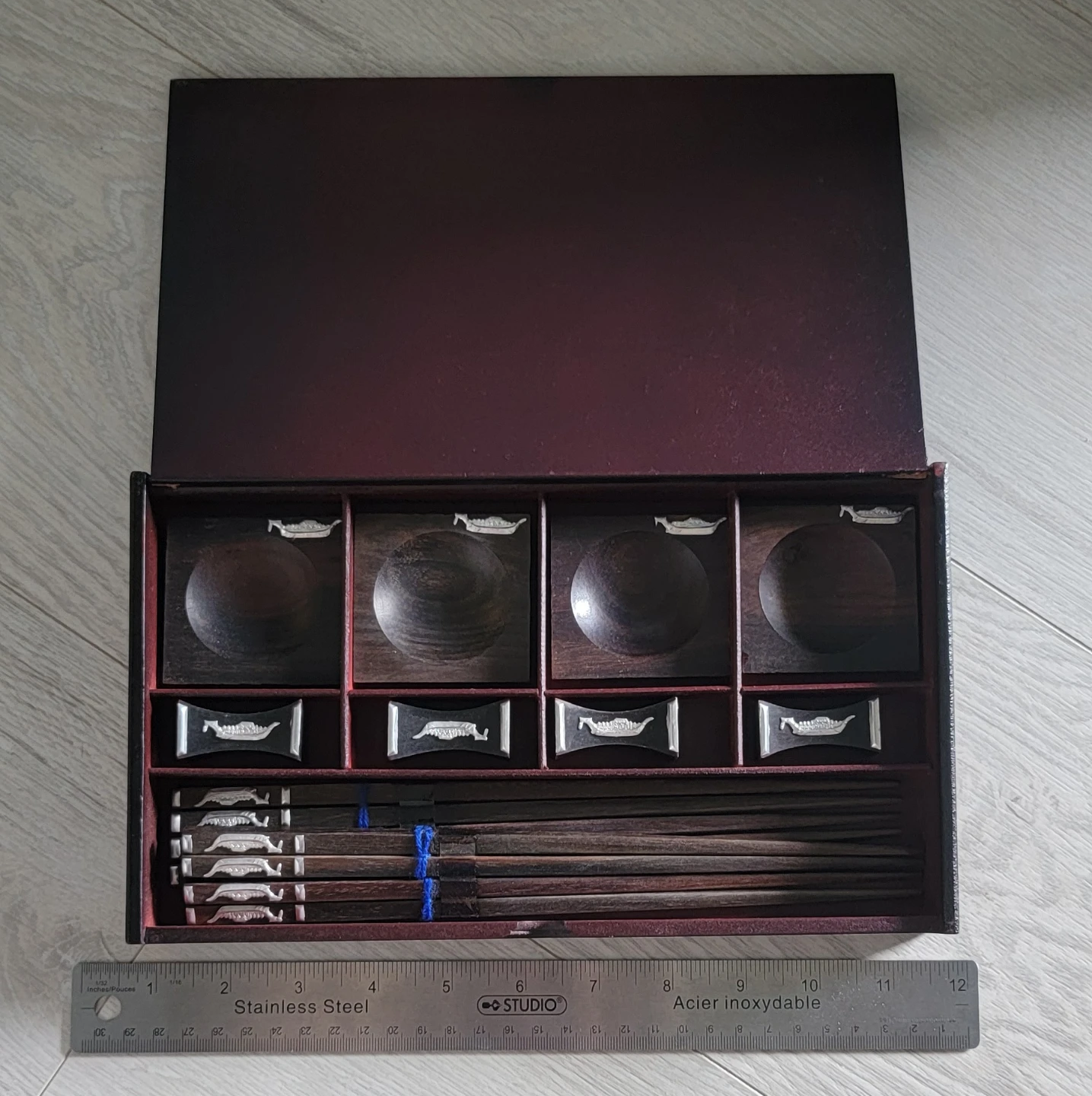 Thailand Chopsticks Set with sauce dishes - photo 3