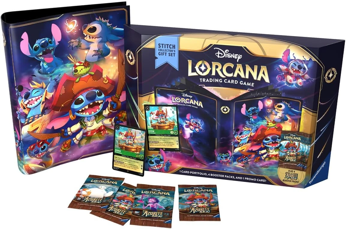 BNIB Lorcana TCG: Azurite Sea Stitch Collector's Gift Set