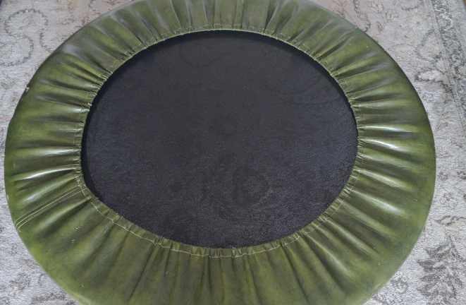 Green Faux Leather trampoline 🤩