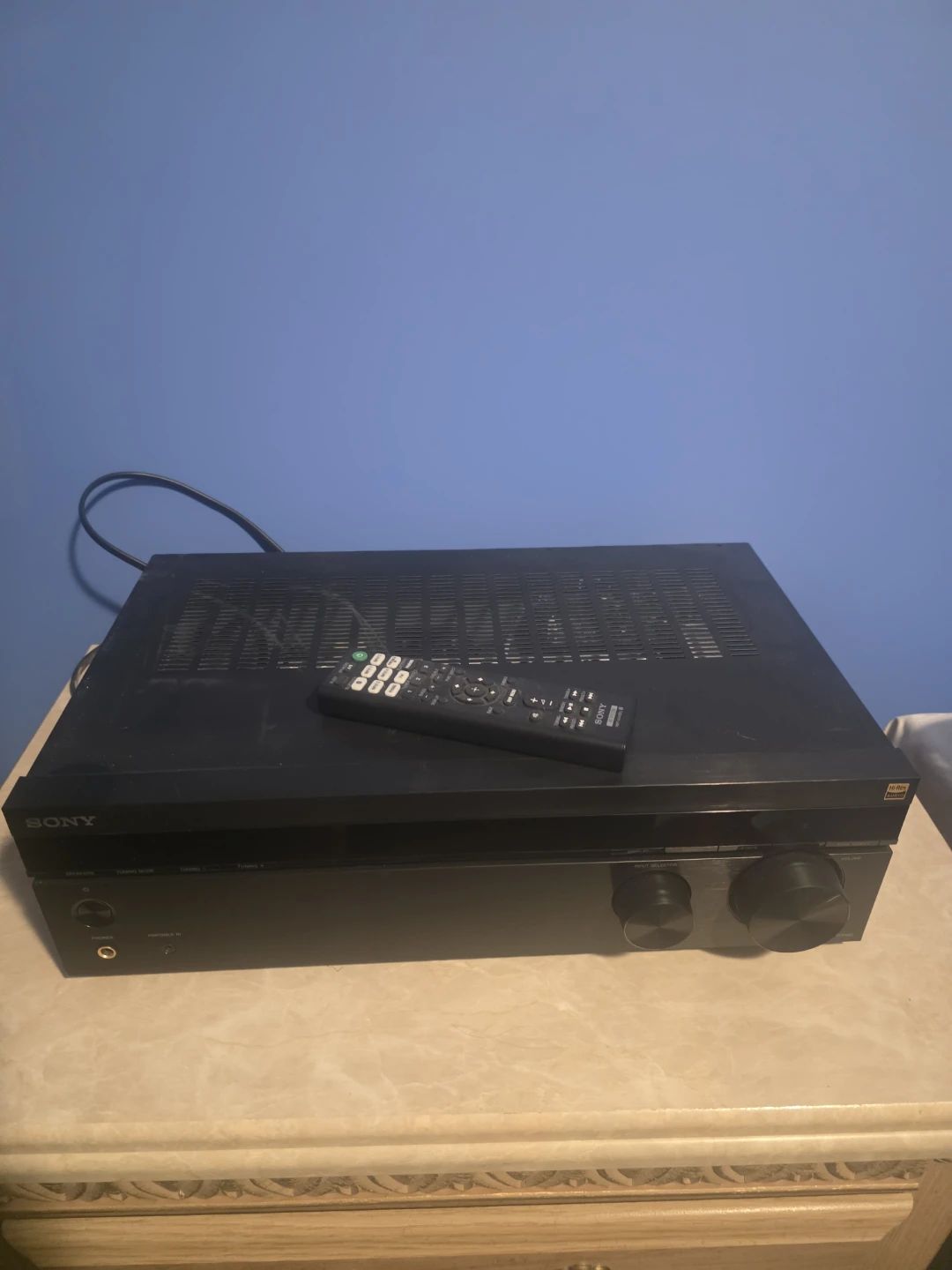 Sony AV Receiver with Remote