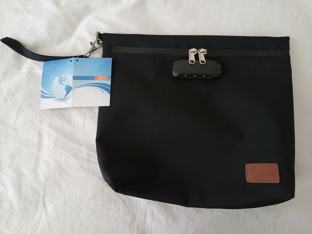 ODGOOZ Black Smell Proof Bag with Lock - photo 2
