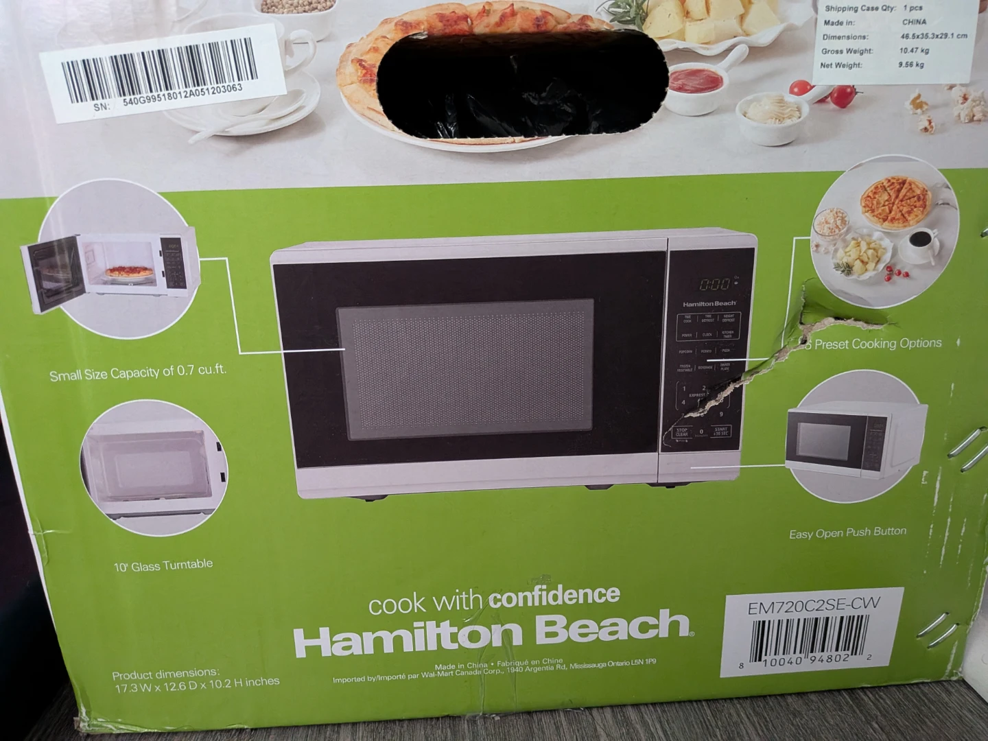 Hamilton Beach Microwave