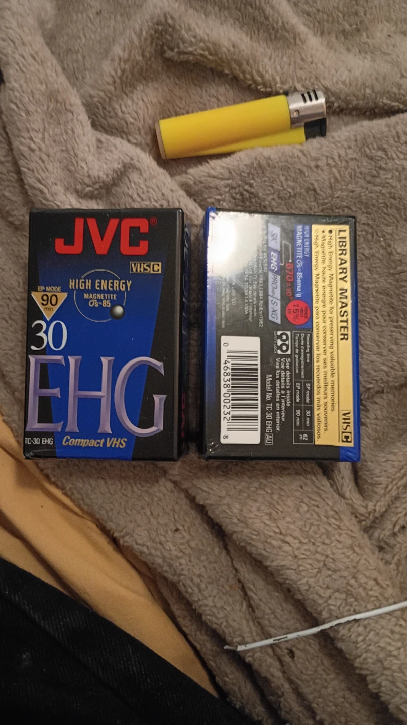 JVC High Energy EHG Compact VHS Tape 90 Min