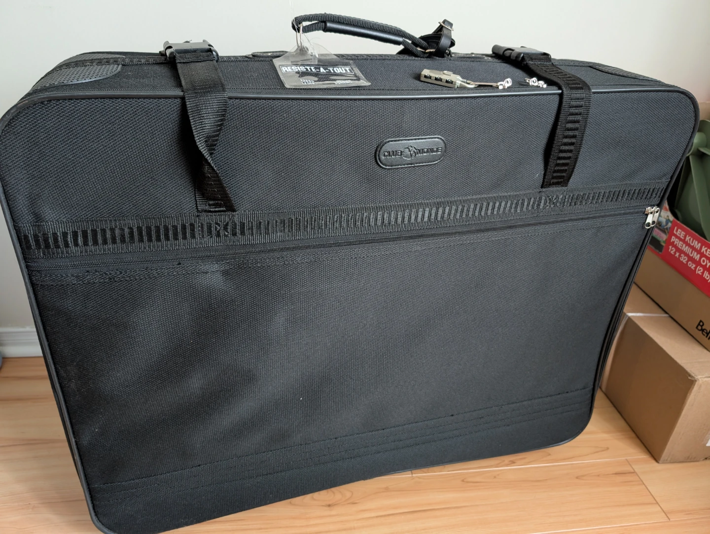 Black Delsey Luggage Suitcase