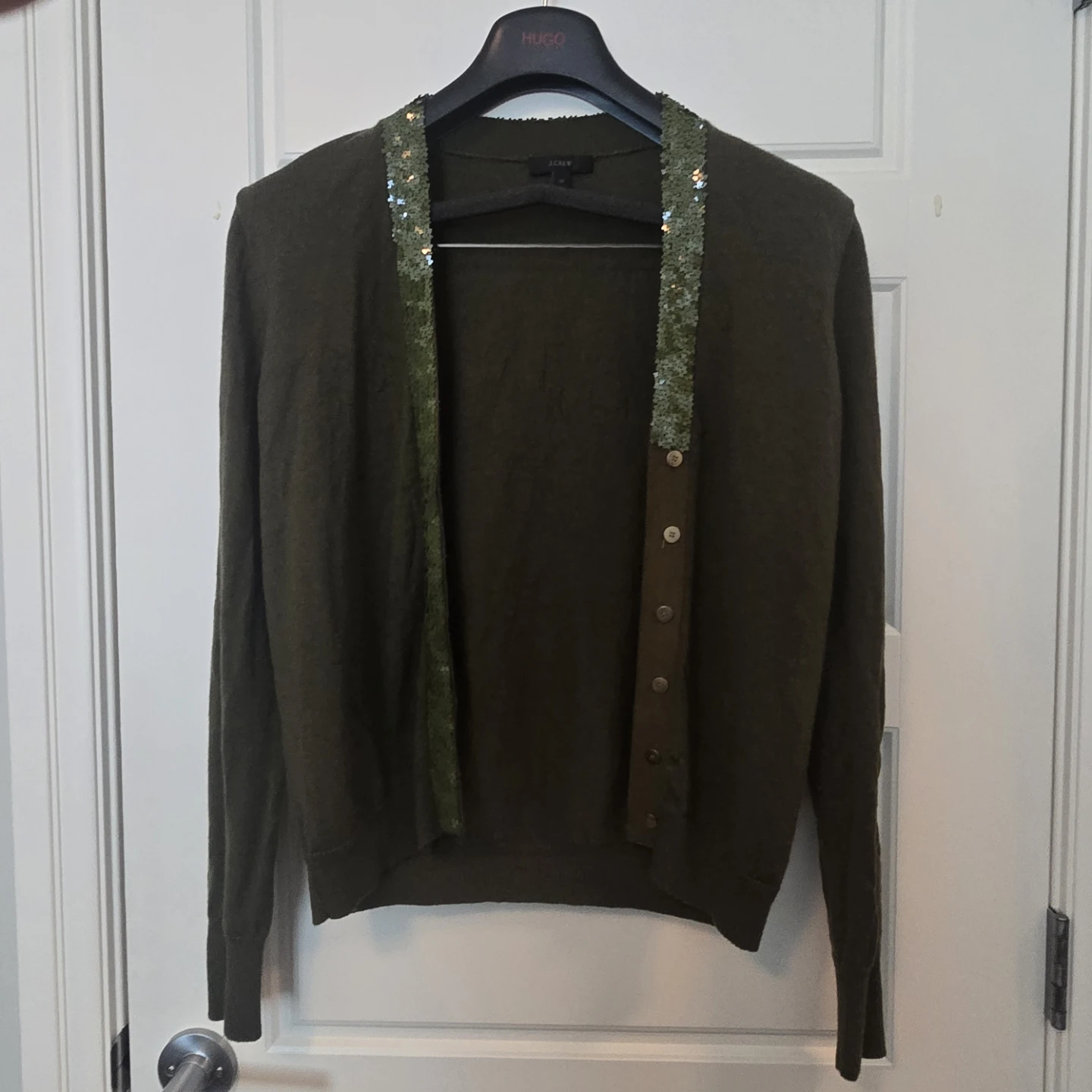 J. Crew Cardigan with Sequin Embellishment