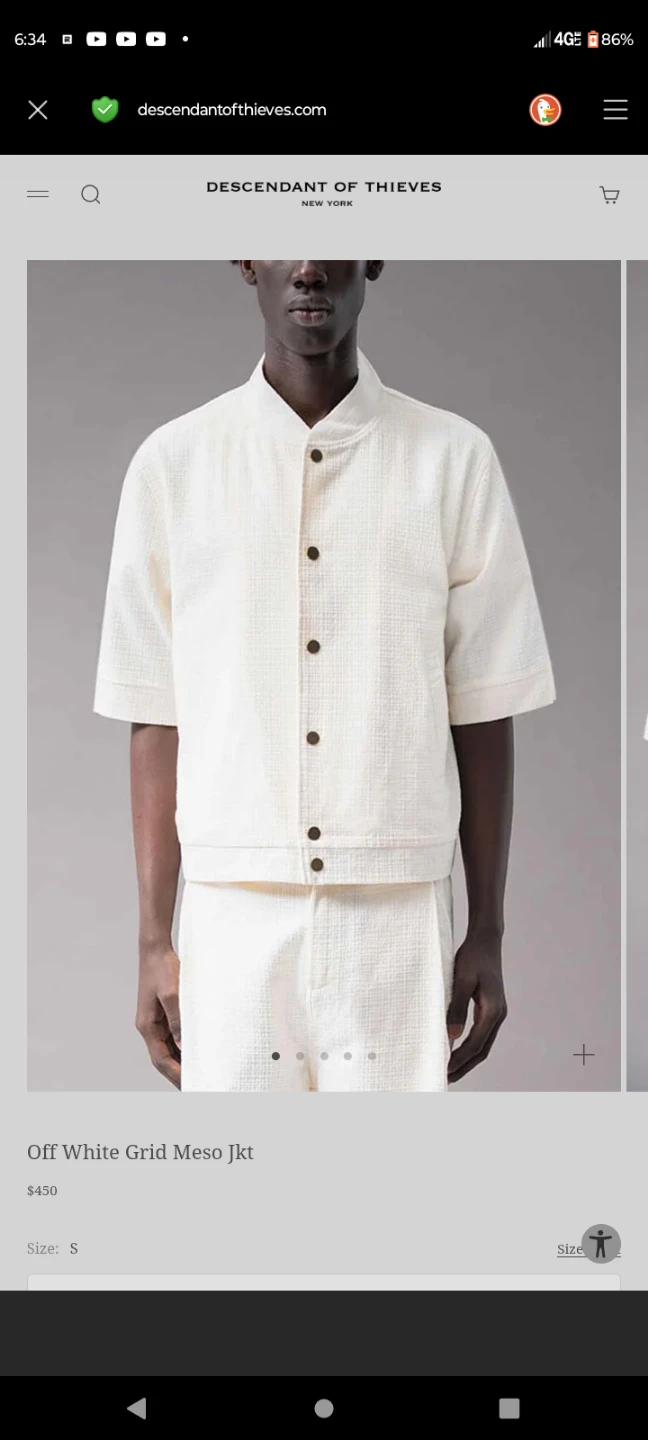 Descendant of Thieves  Grid Meso Jacket