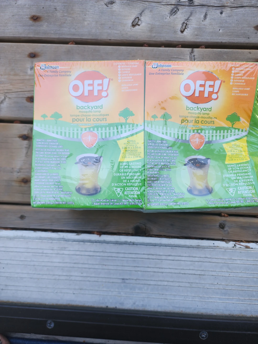 OFF! Backyard Mosquito Lamp Chasse-Moustiques 2 Pack