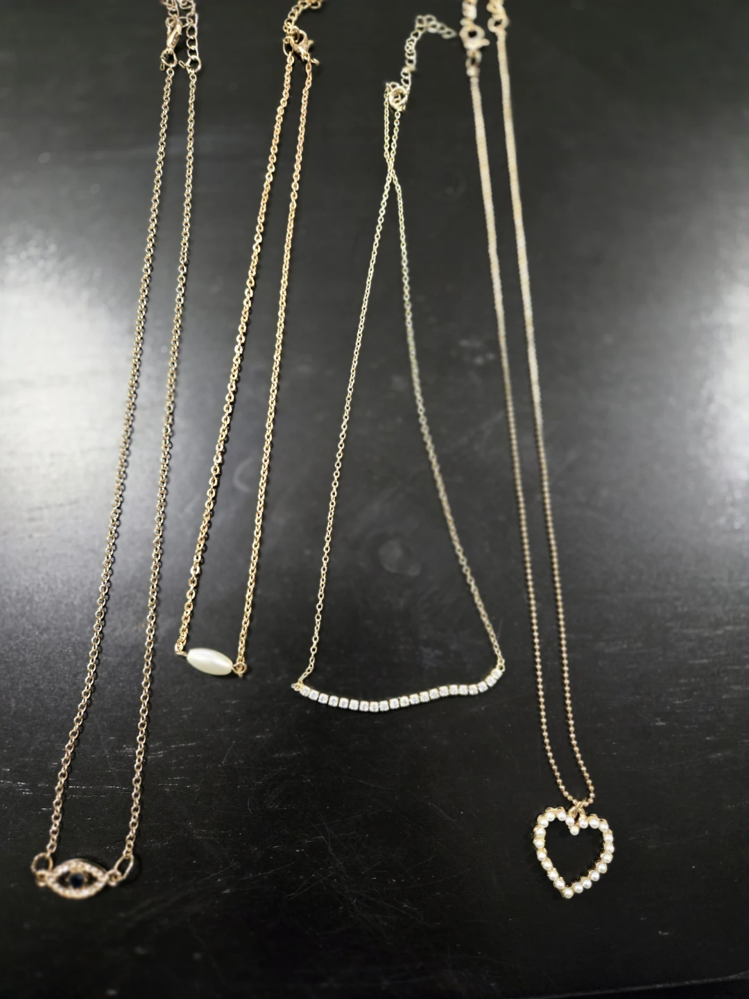 Set of 4 Gold-Tone Necklaces