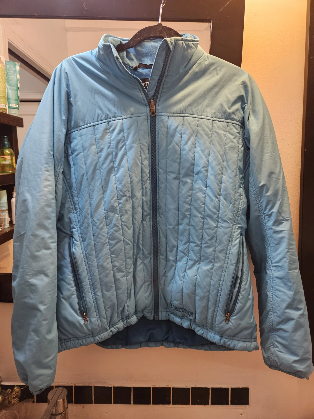 Marmot Quilted Insulated Jacket - Blue - L/G