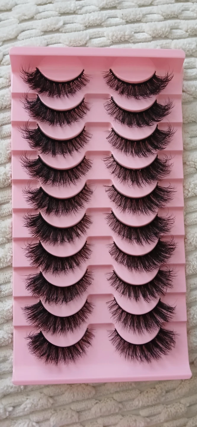 10 Pairs Faux Mink False Eyelashes - photo 2