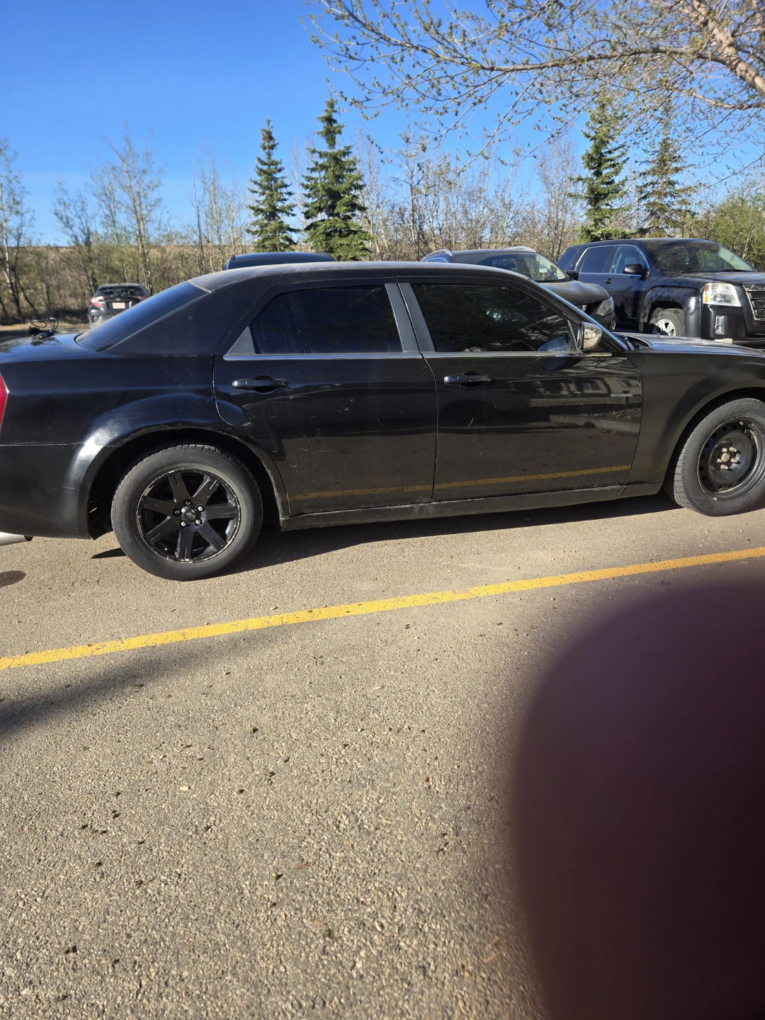 Black Chrysler 300 Sedan