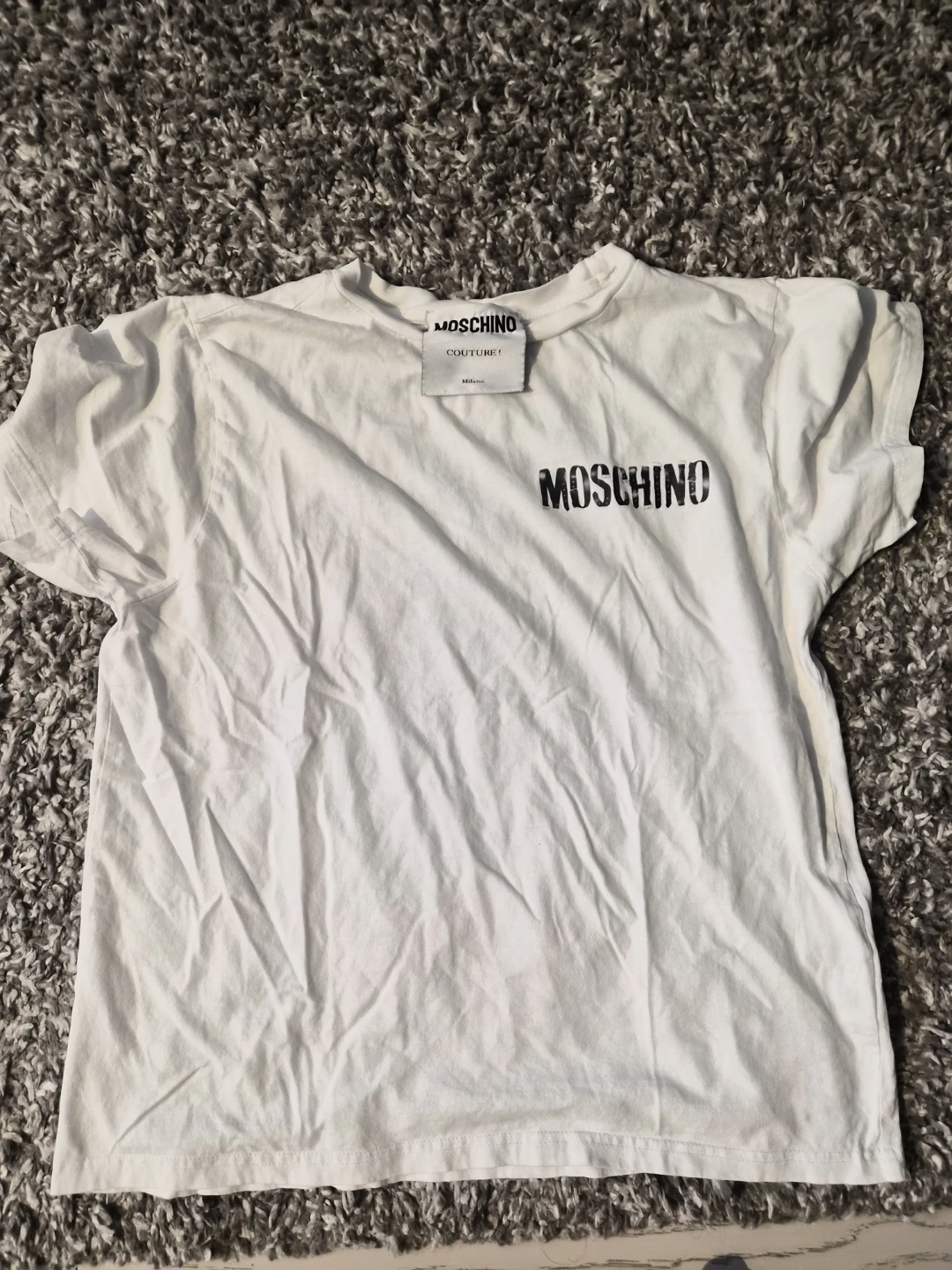 MOSCHINO COUTURE White T-Shirt