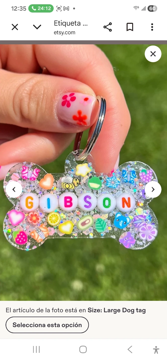 Customizable Dog Pet ID Tag Bone Shape - photo 2