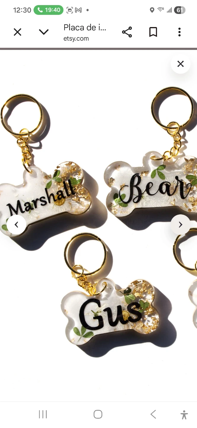 Customizable Dog Pet ID Tag Bone Shape - photo 5