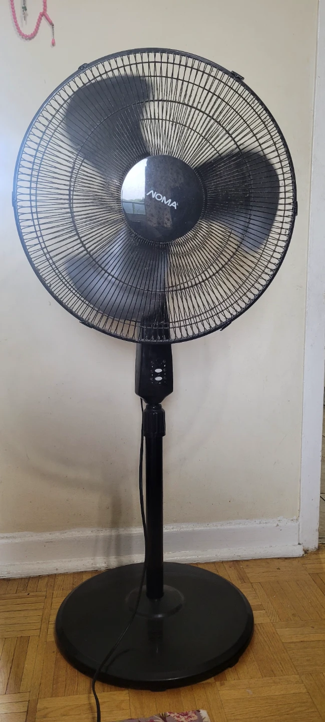 Noma Black Pedestal Fan