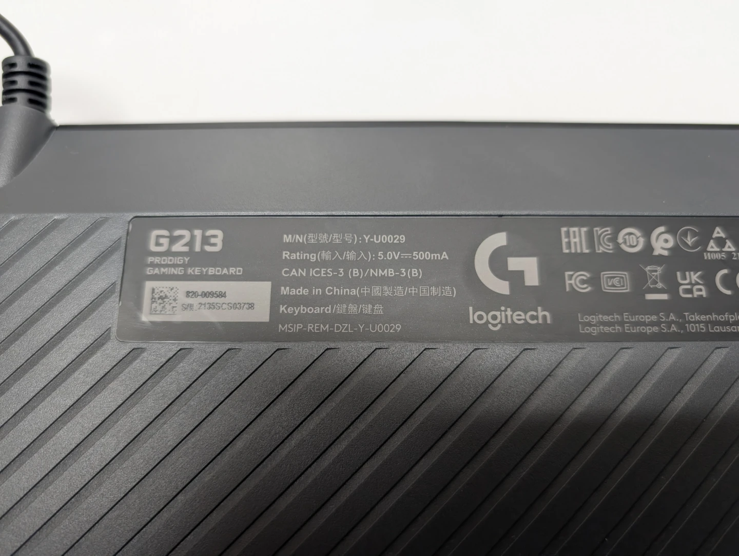 Logitech G213 Prodigy Gaming Keyboard - photo 2