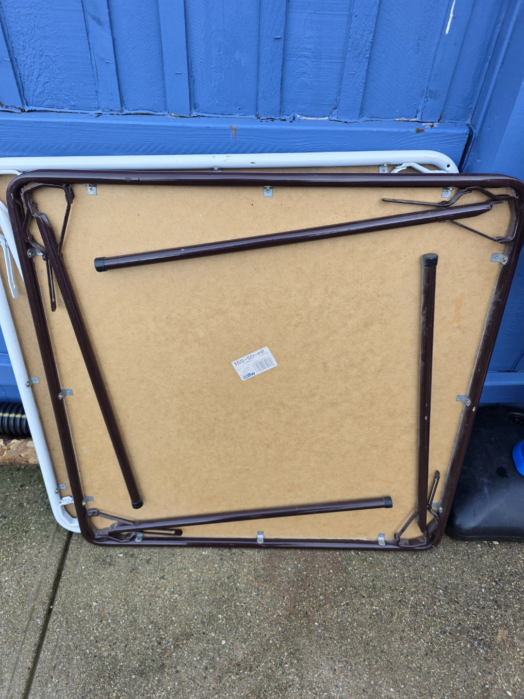 Folding Card Table - Brown - photo 2
