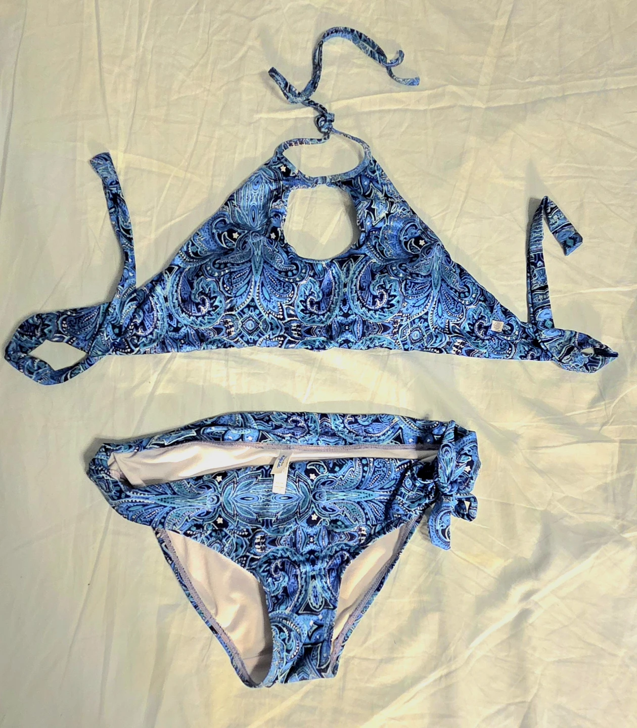 Beach Rose Aqua Bikini Set