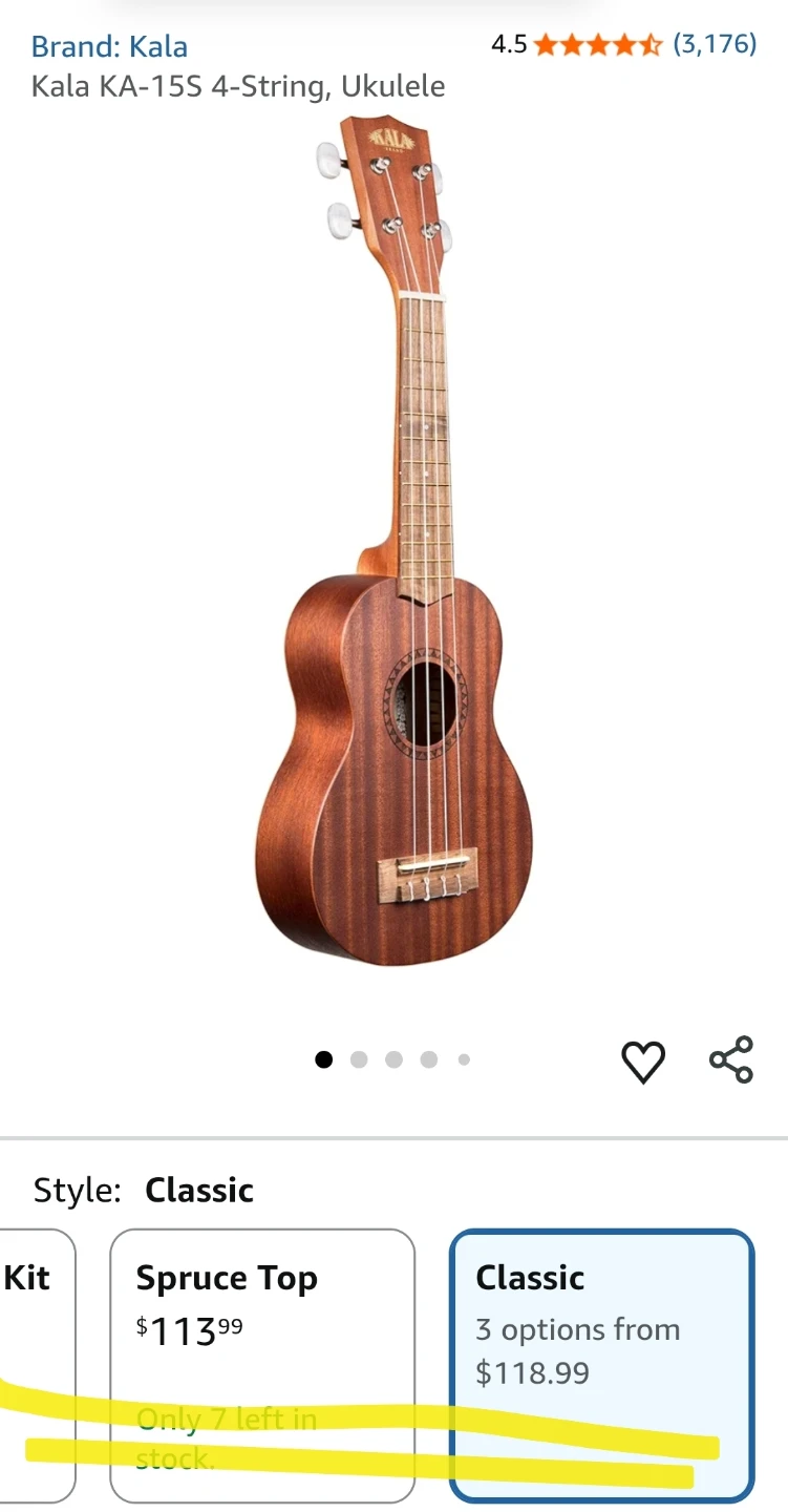 Kala Soprano Ukulele - photo 3