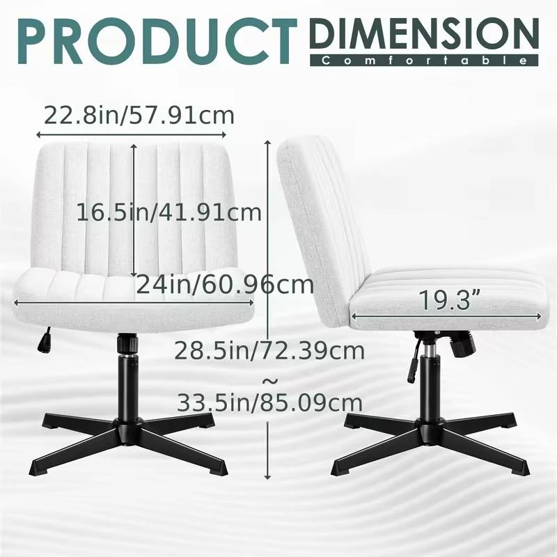 Ergonomic Office Chair - Grey Fabric - photo 2