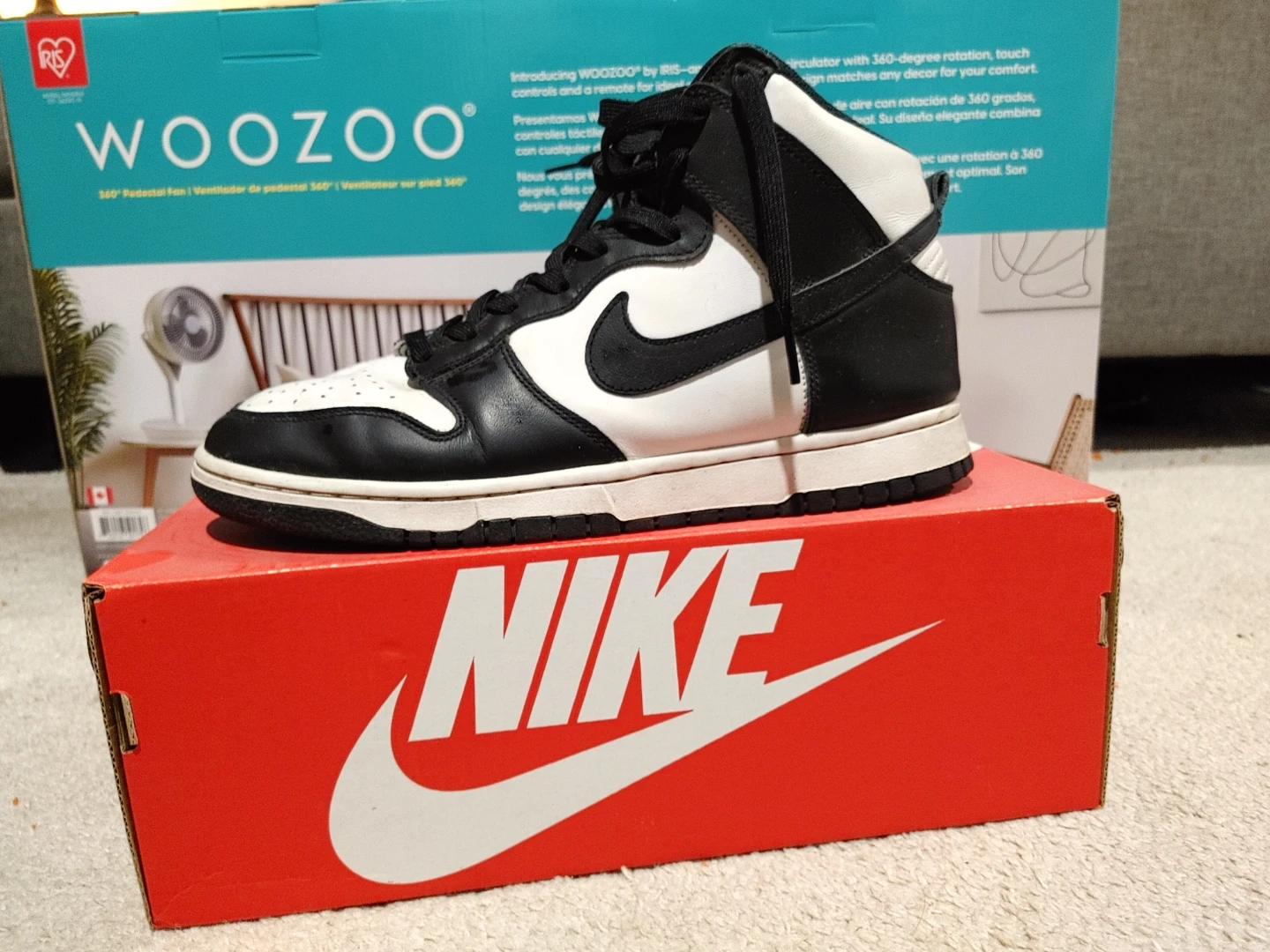 Nike Dunk High Retro Black White Sneakers
