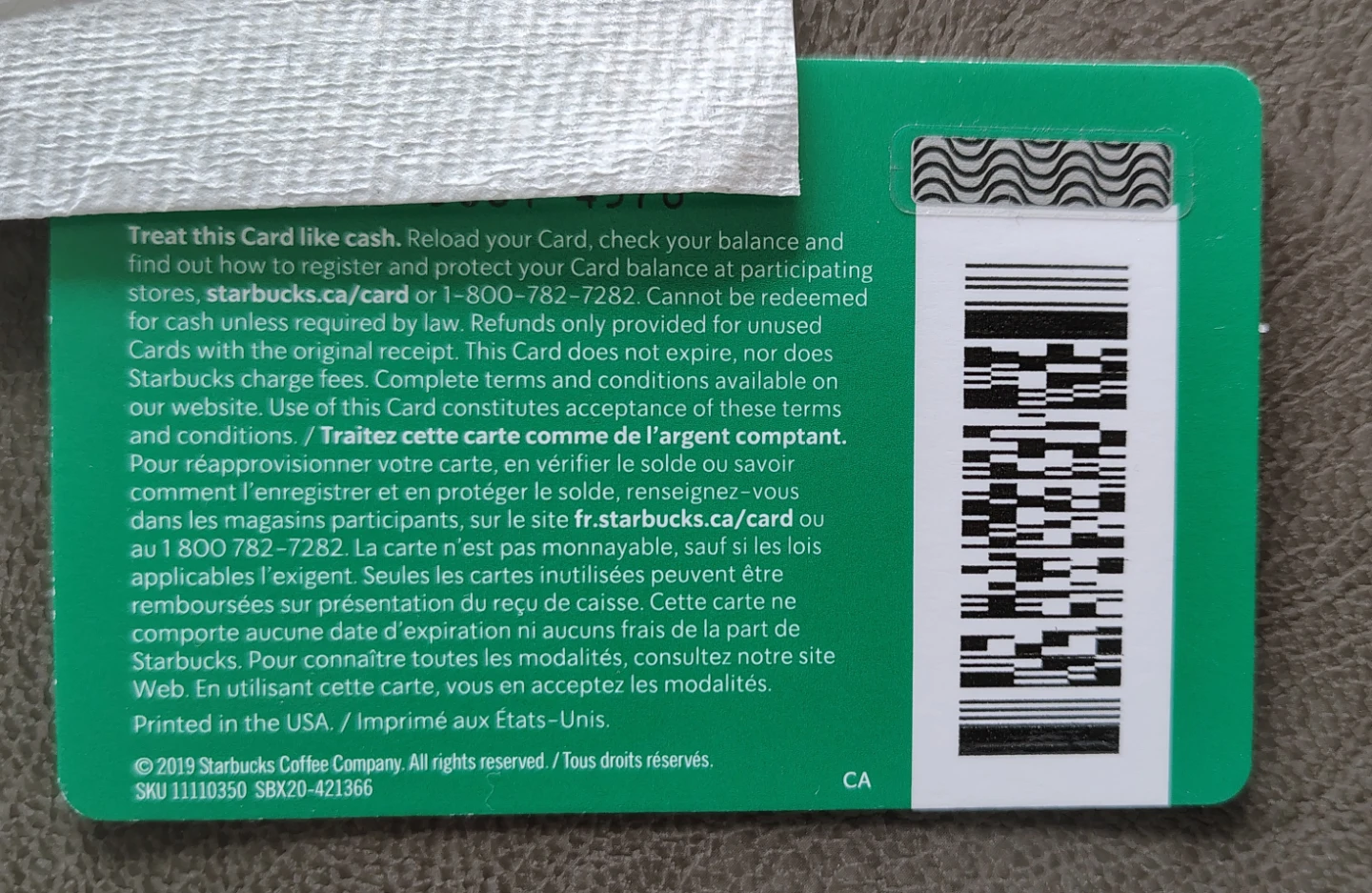 NEW Starbucks Cards ($5 balance) - $4 ea / 5 for $18 (Cash) - photo 2