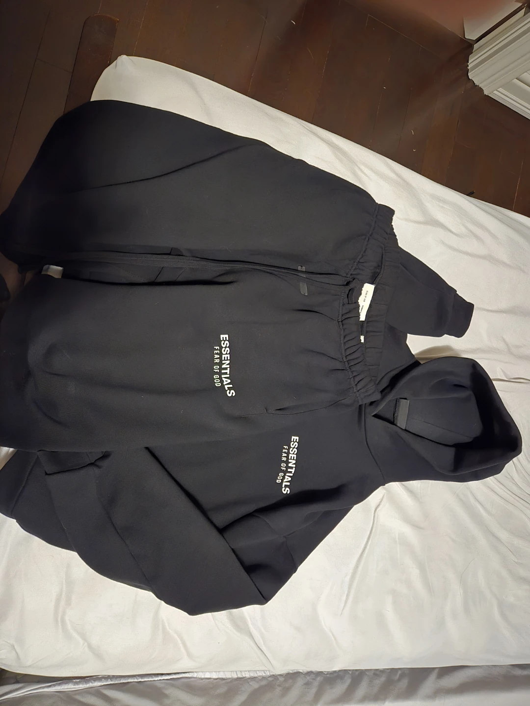 Black Essentials Fear of God Hoodie - photo 2