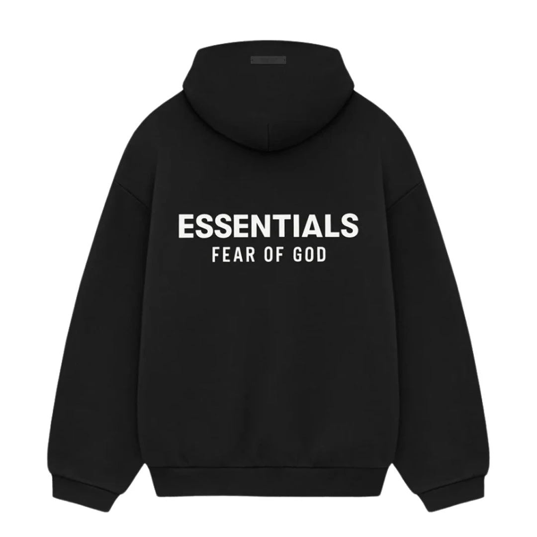 Black Essentials Fear of God Hoodie - photo 3